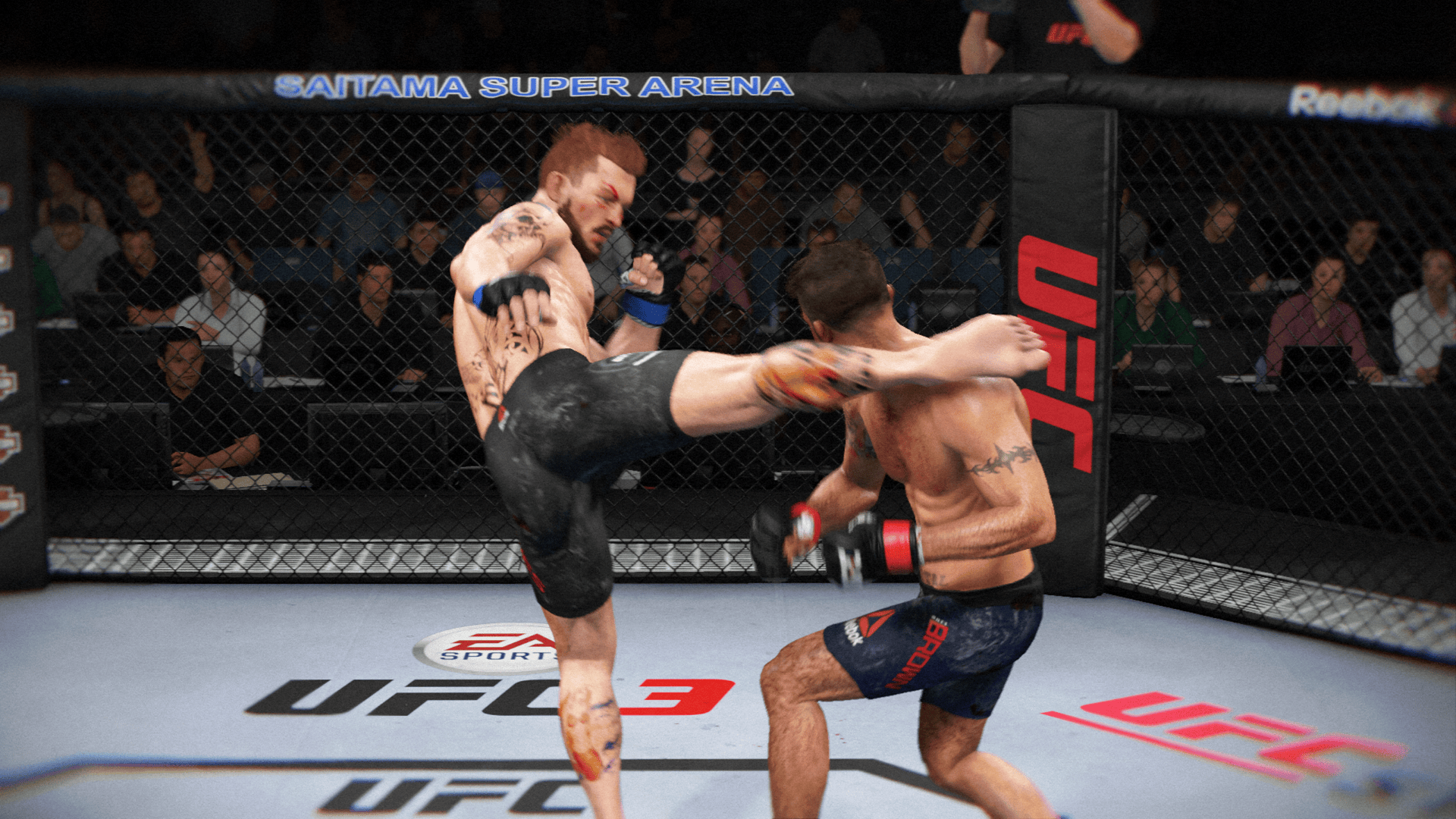 Игровой процесс EA Sports UFC 3